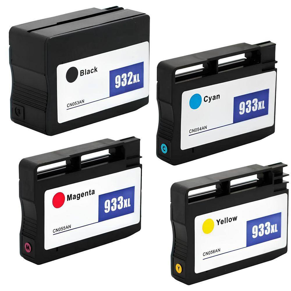 Kit Cartucho Para Impressora 7100A 932xl e 933xl compatível