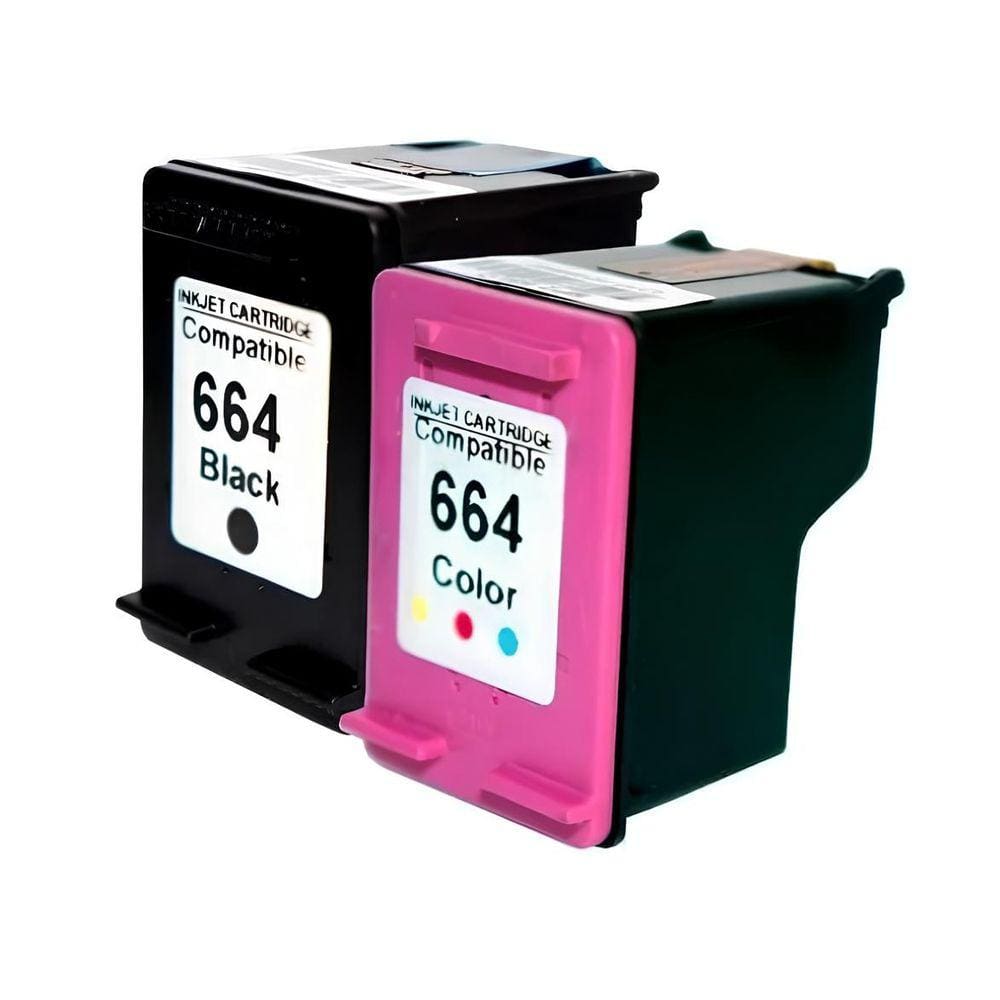 Kit Cartucho Para Impressora 664 compatível