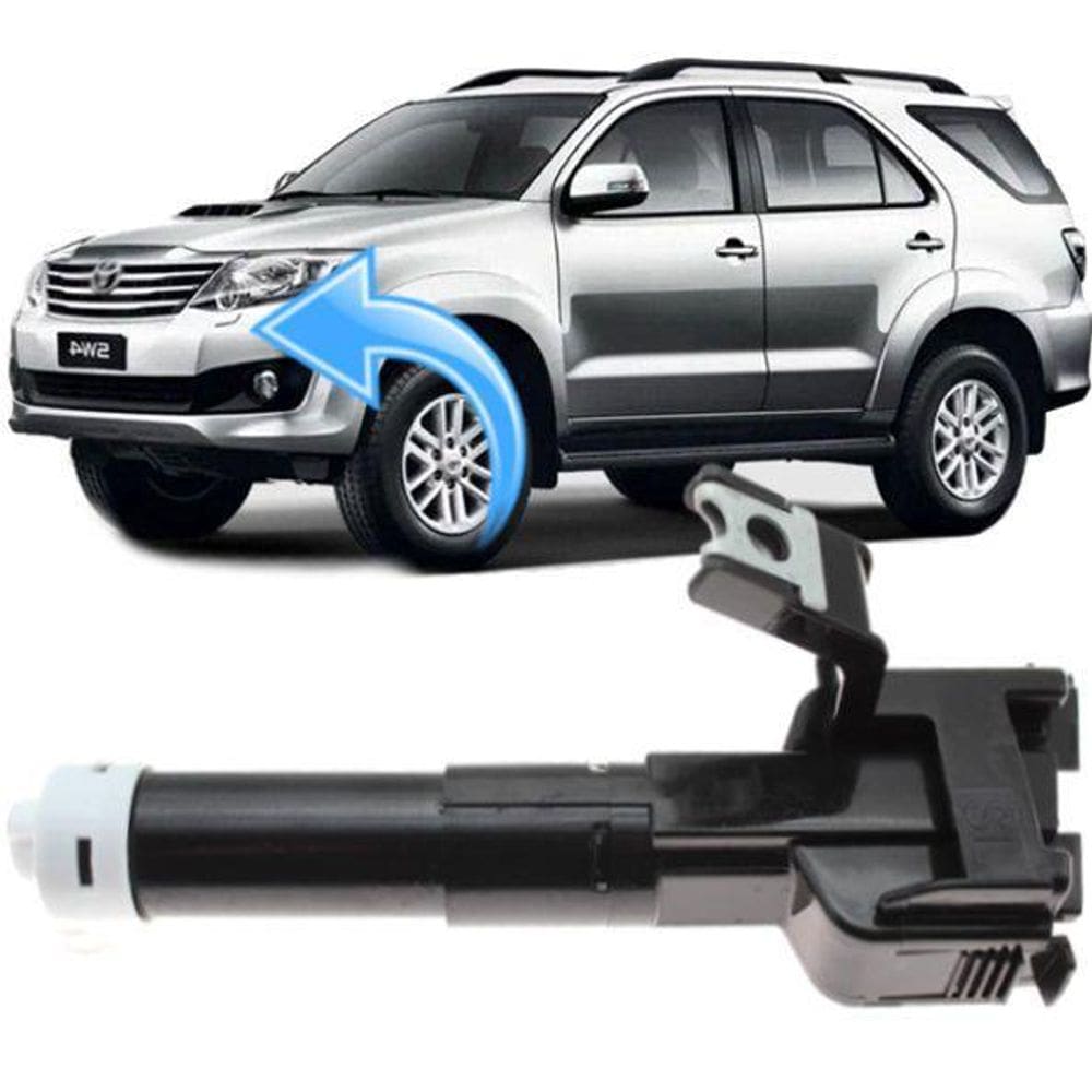 Esguicho Brucutu Farol Hilux Sw4 Srv 2012 À 2015 - Esquerdo