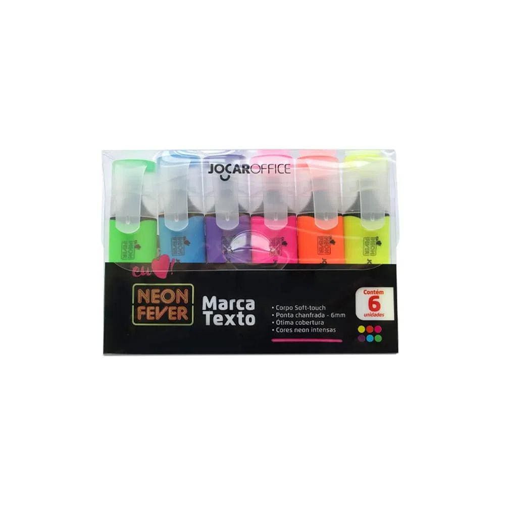 Marca Texto 6 Cores Jocar Office