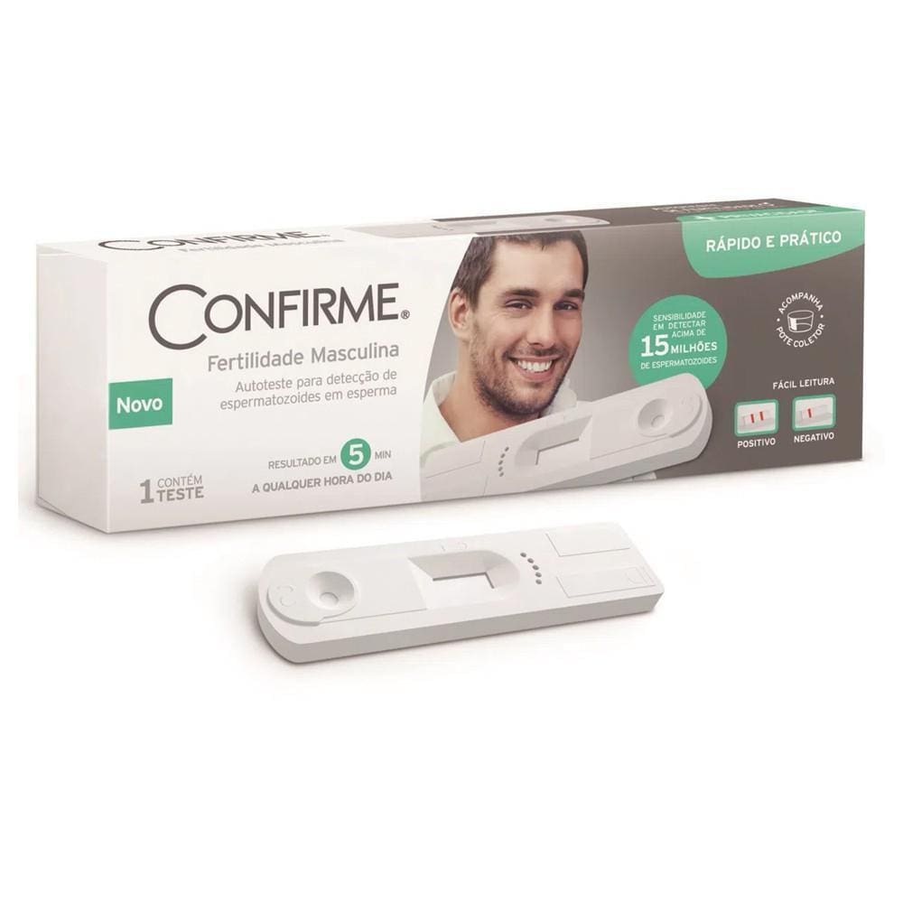 Teste De Fertilidade Masculina Confirme Com Frasco Coletor