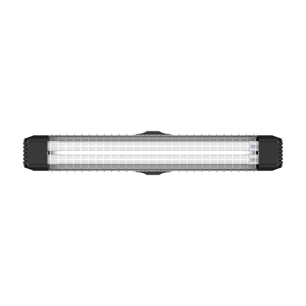 Luminária Lumifacil 70cm Aletada Com 2 Leds 3000k Taschibra Preto