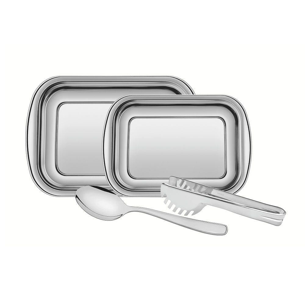 Kit Assadeira Tramontina 4 Peças Cosmos Aço Inox