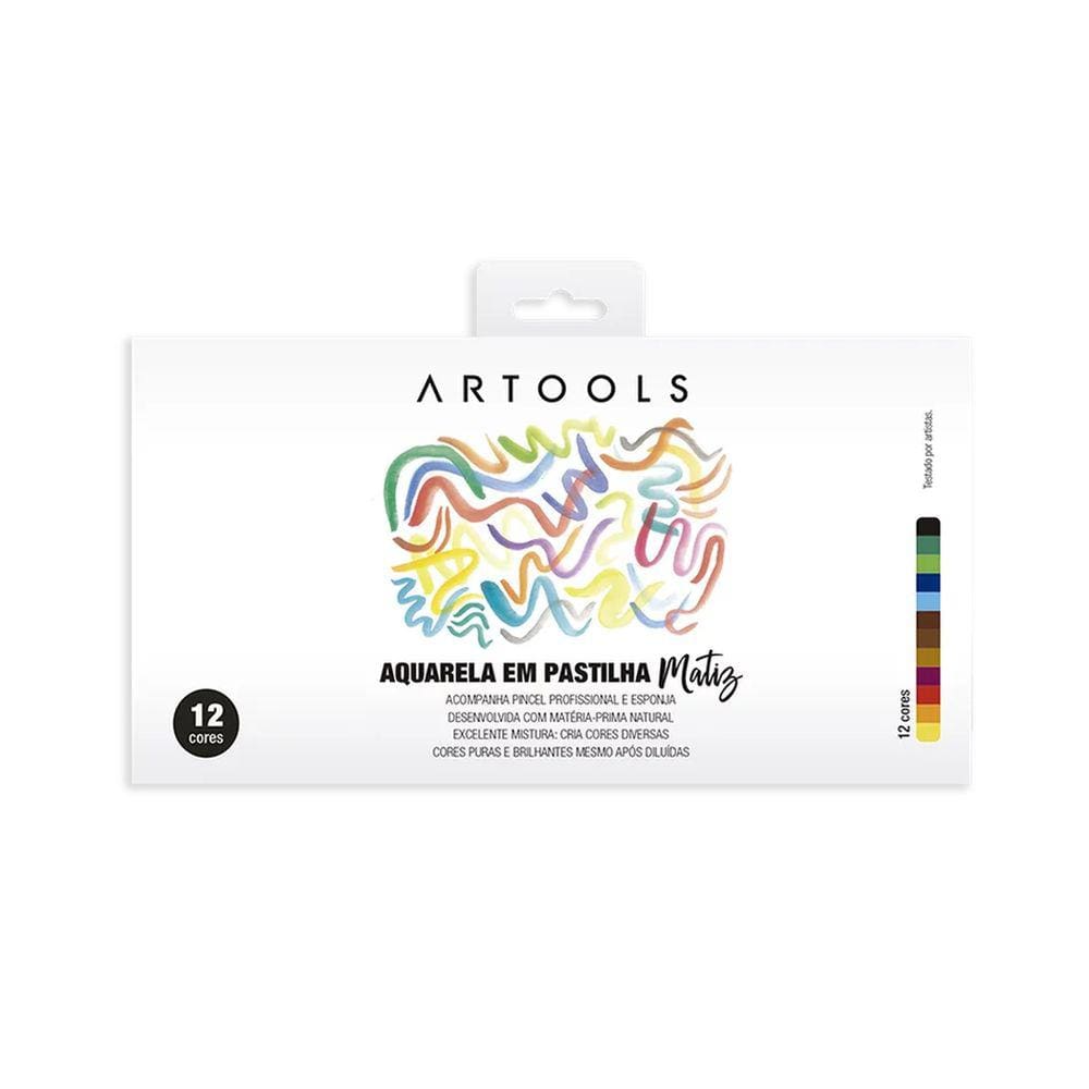 Aquarela Em Pastilha Estojo Matiz Artools