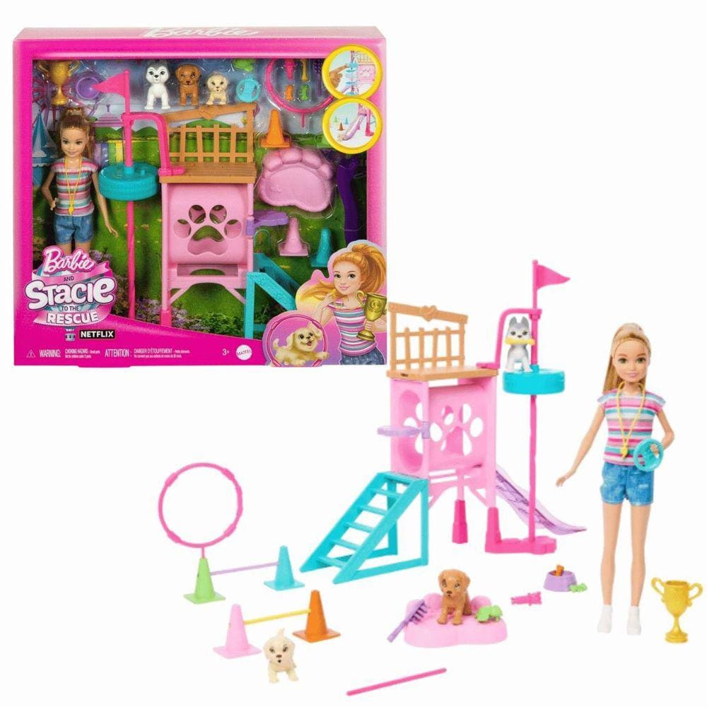 Boneca Barbie Stacie Resgate E Treinadora De Pets 3+ Mattel