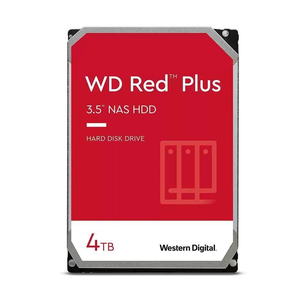 Hd 4 Tb Red Plus 3,5Pol 5400Rpm Sata3 256Mb Western Digital