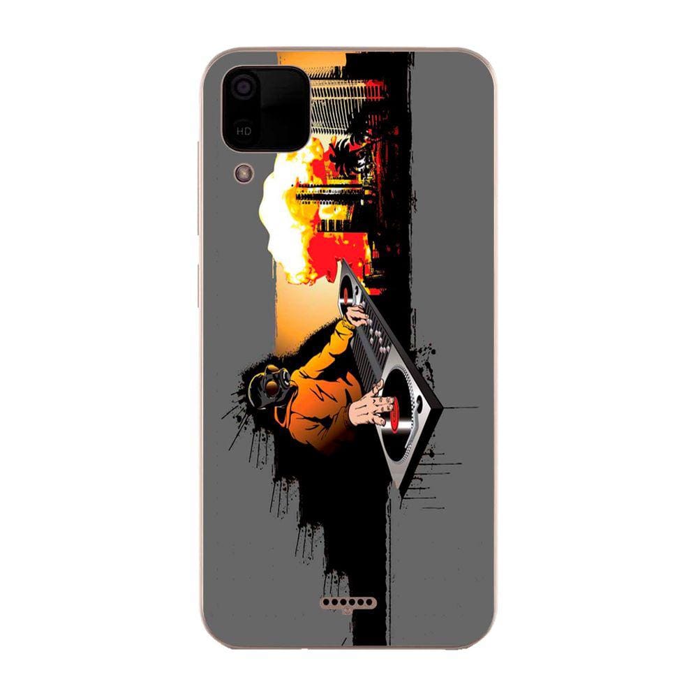 Capa Adesivo Skin264 Verso Para Multilaser E 2