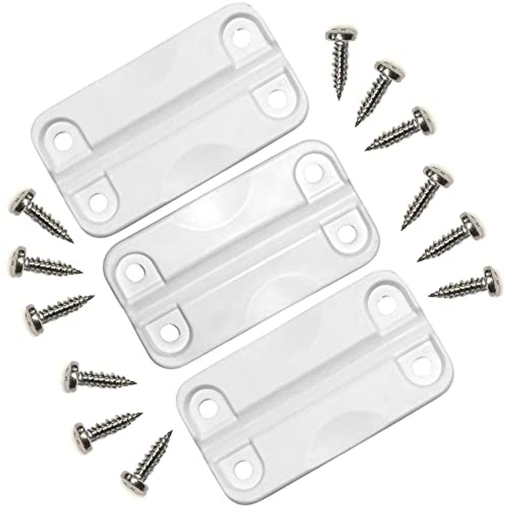 Dobradiças de plástico para refrigeradores