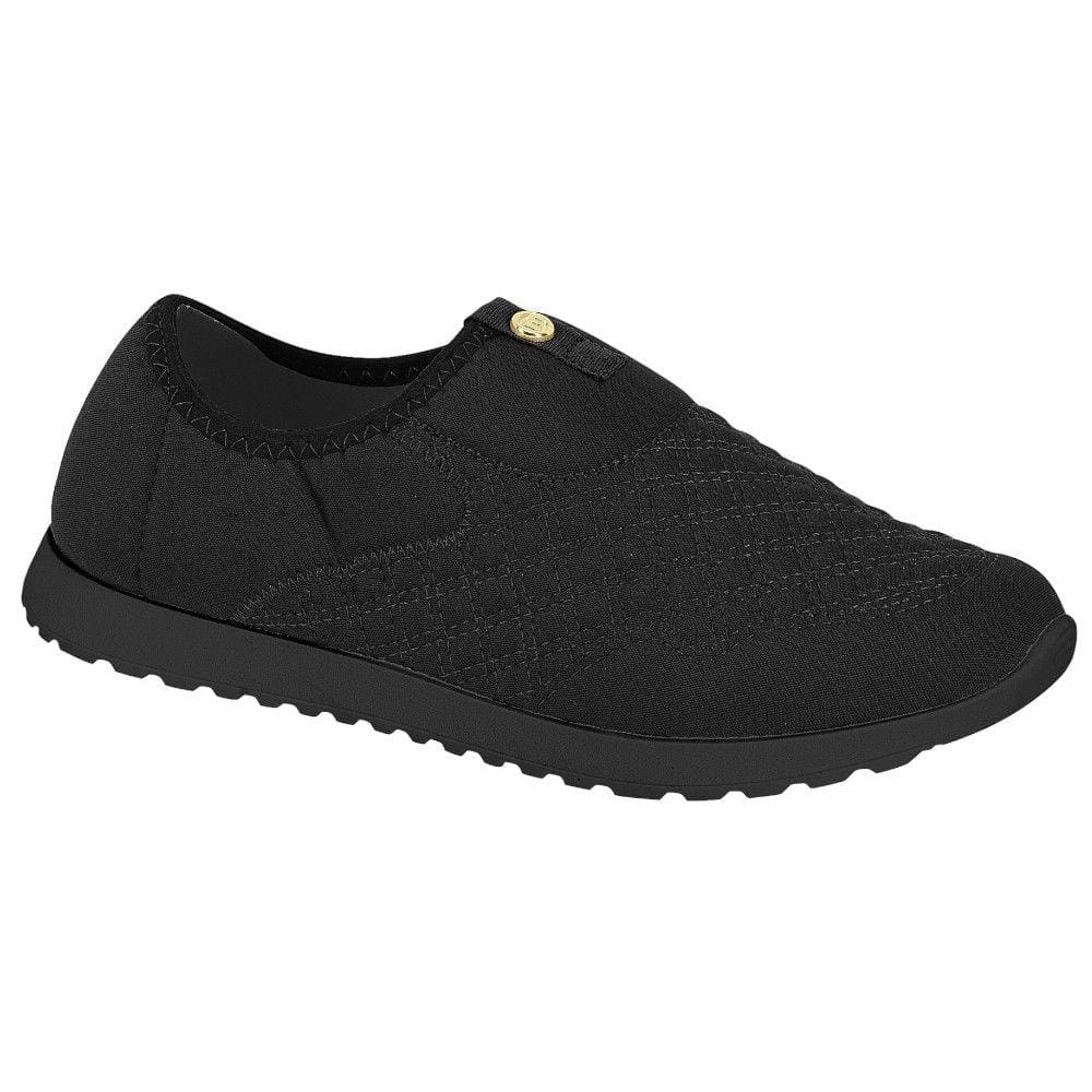 Tênis Casual Moleca 5736.108 Feminino - Preto/Preto