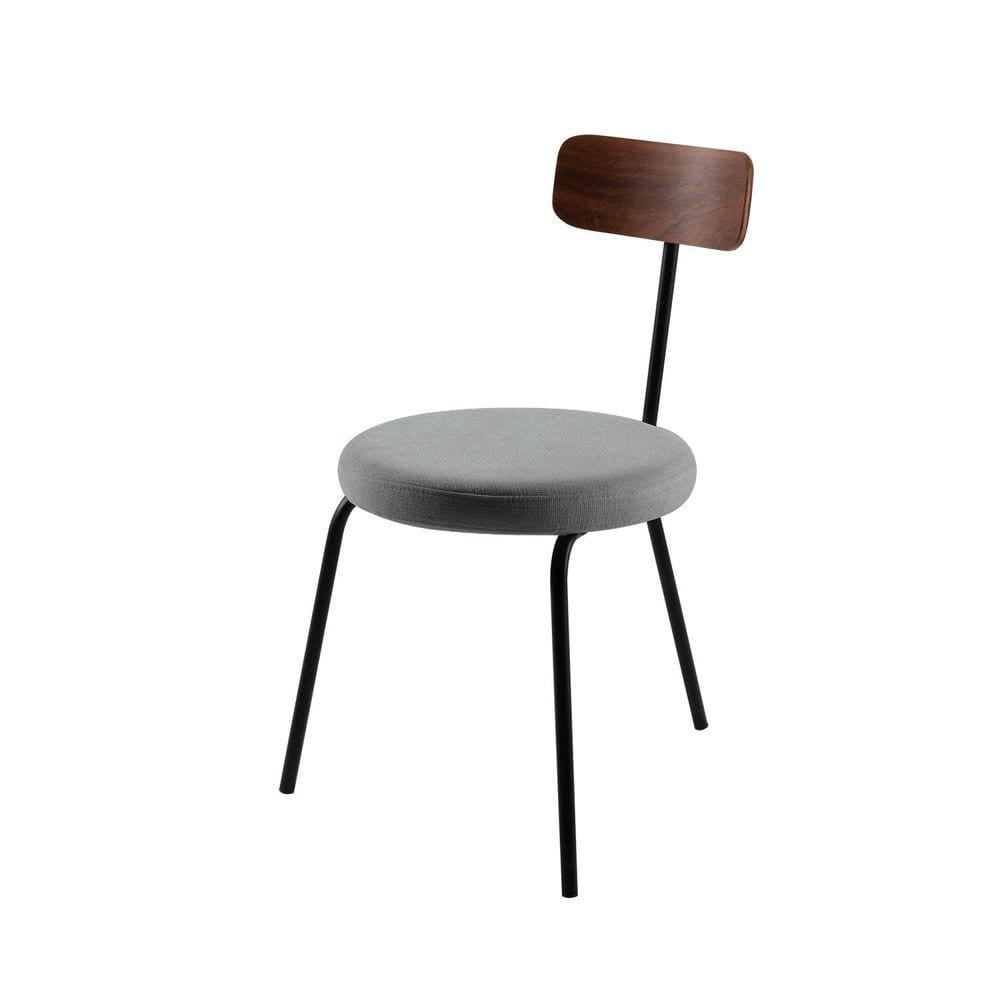 Cadeira para Sala de Jantar Ego Cinza/preto Cinza/Preto