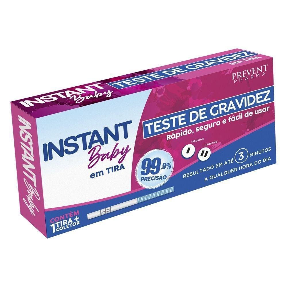 Teste De Gravidez Instant Baby Em Tira Qualquer Hora Do Dia