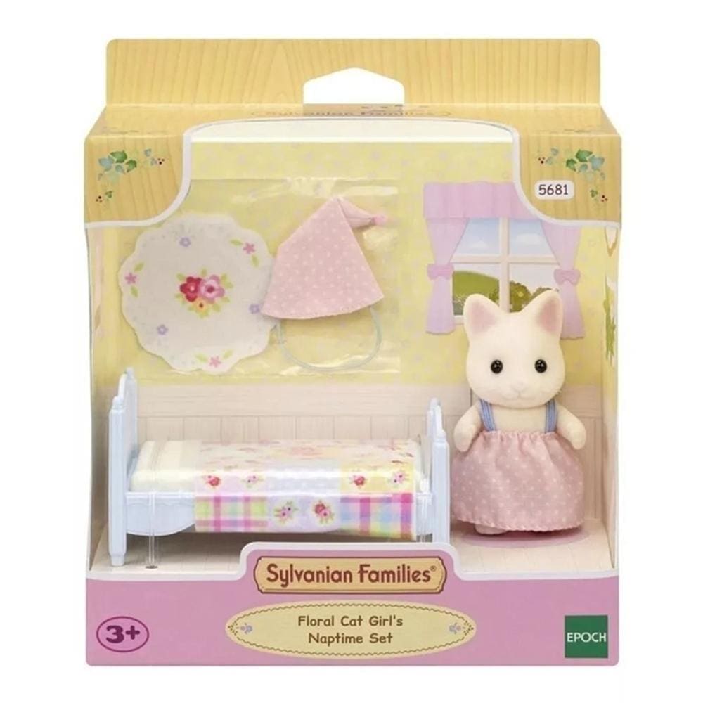 Conjunto Cama Menina Gato Primavera - Sylvanian Families