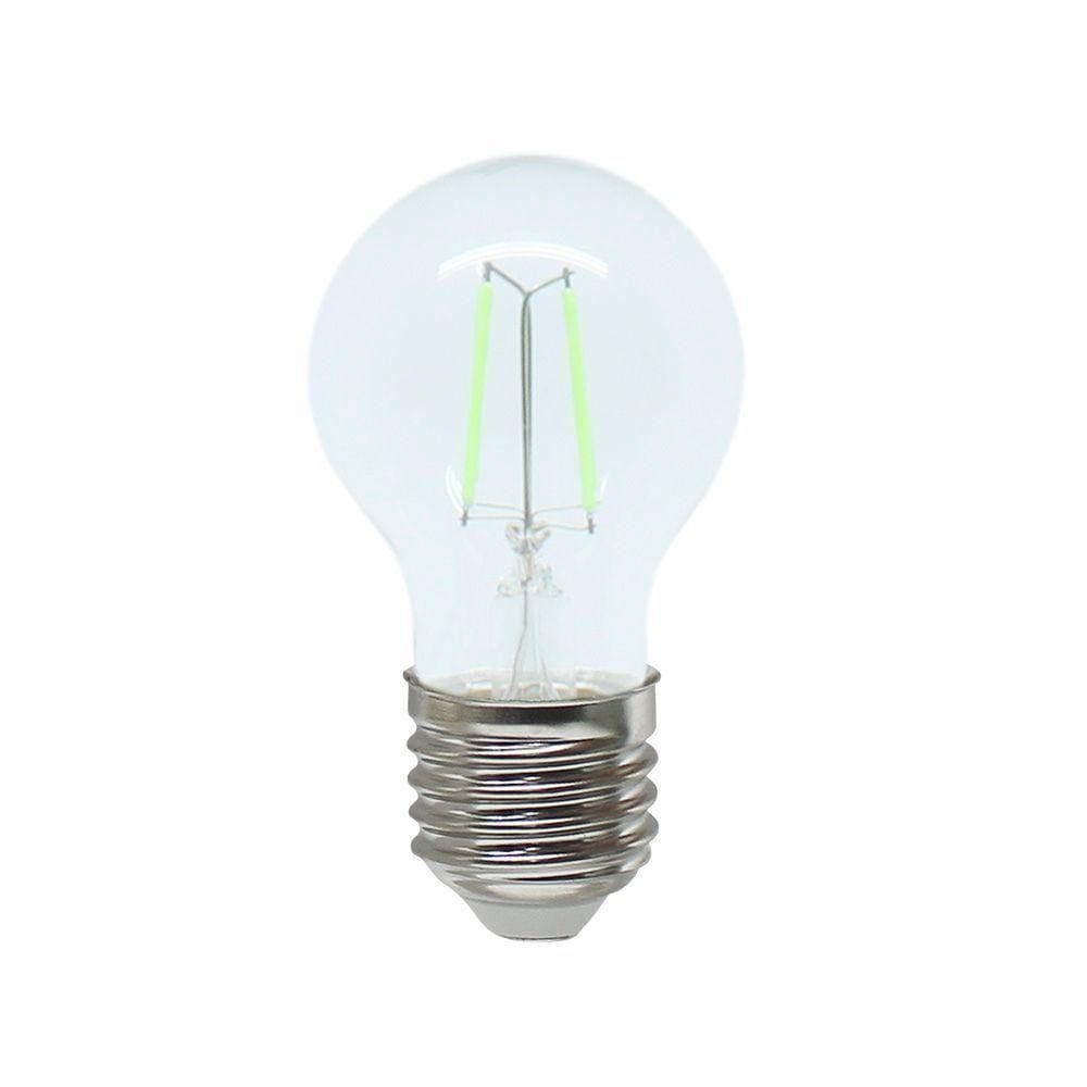 Lâmpada Led Taschibra Filamento Color G45 E27 Bivolt Verde