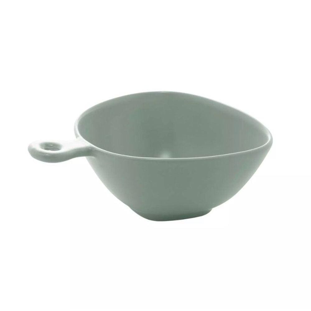 Conjunto 4 Bowls de Porcelana Nórdica Menta 14x12x6cm Bon Go