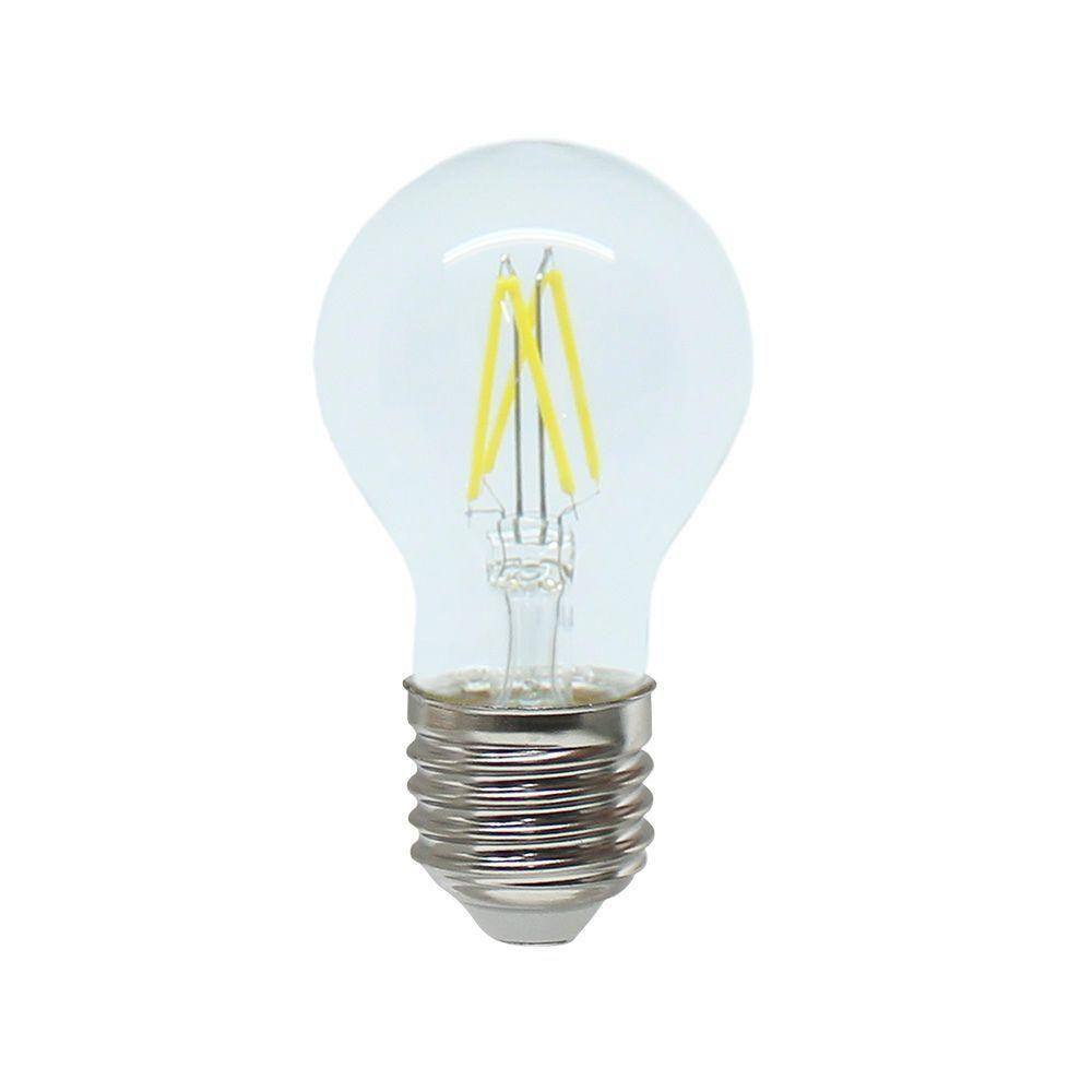 Lâmpada Led Taschibra Filamento Color A60 E27 Bivolt Amarela