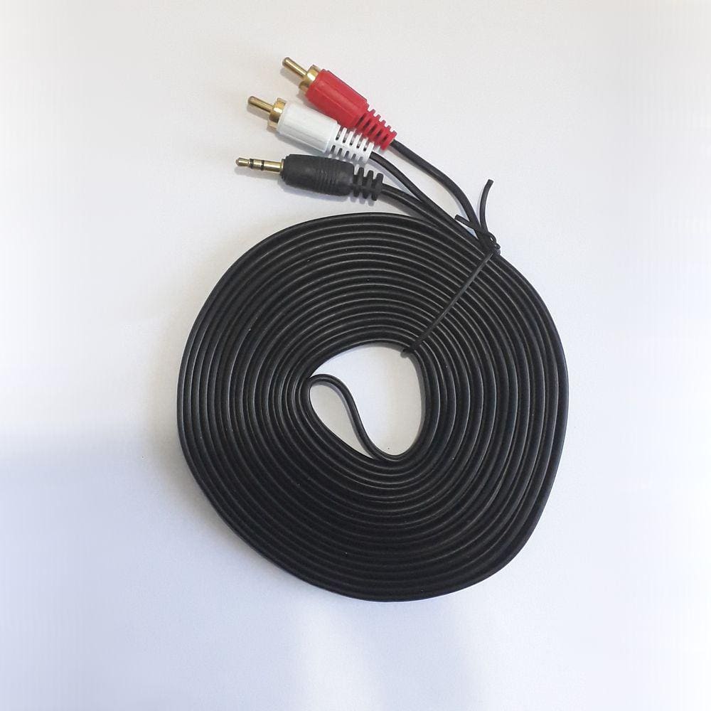 Cabo de Áudio P2 x 2 RCA 5 Metros Exbom CBX-A2RCA50 2827