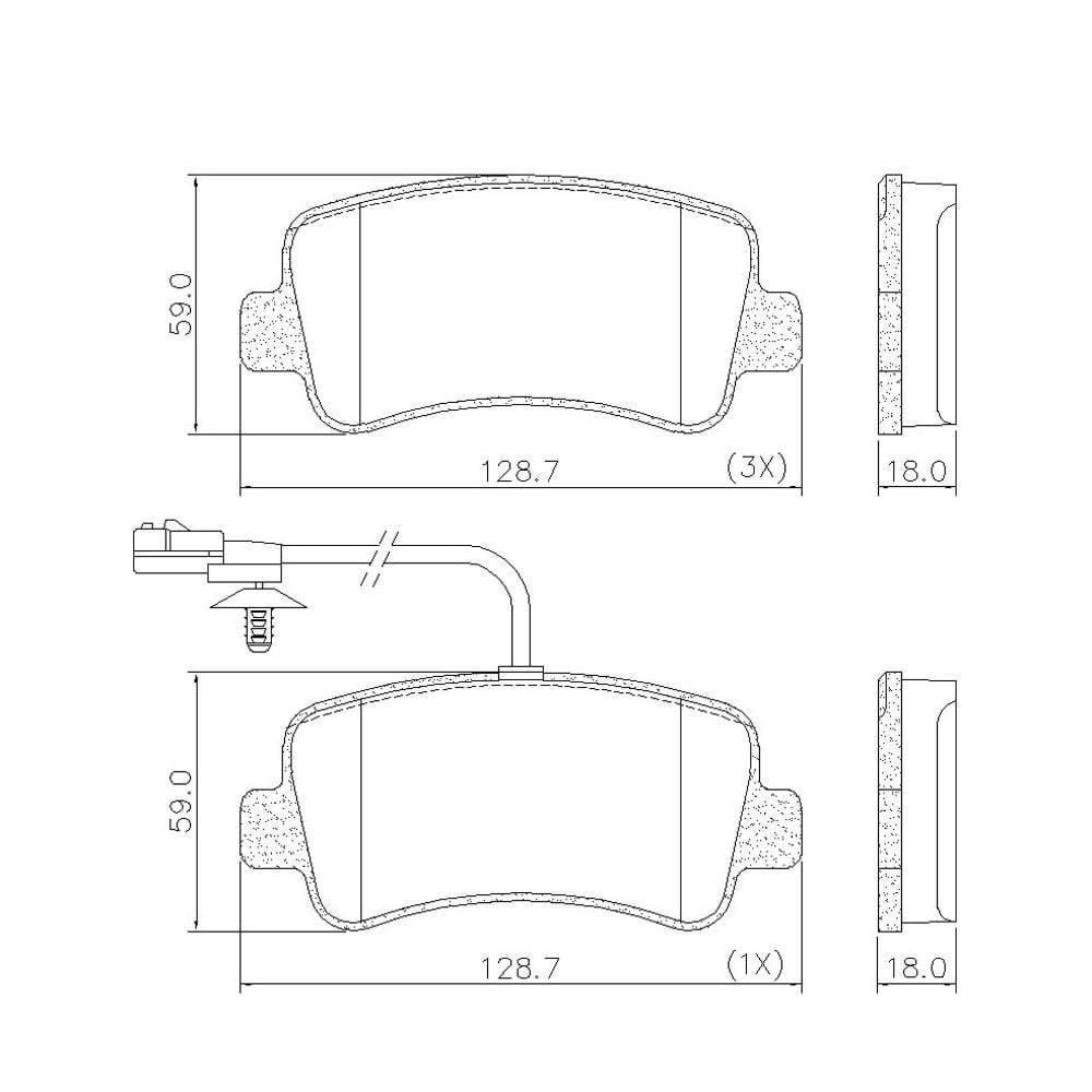 Pastilha De Freio Lonaflex Brembo Master - P-1440-B