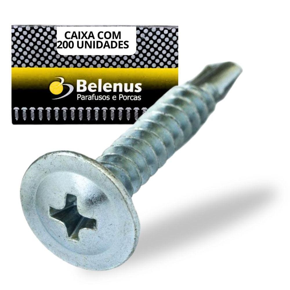 200 PARAFUSO DRYWALL CAB Flangeada PHILIPS 4.2X25 ZINCADO