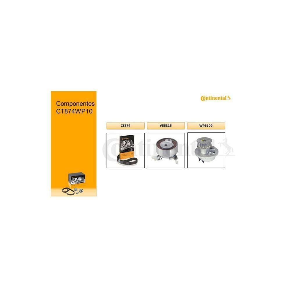 Kit Sincronizadora Contitech Celta/Corsa - CT874WP10
