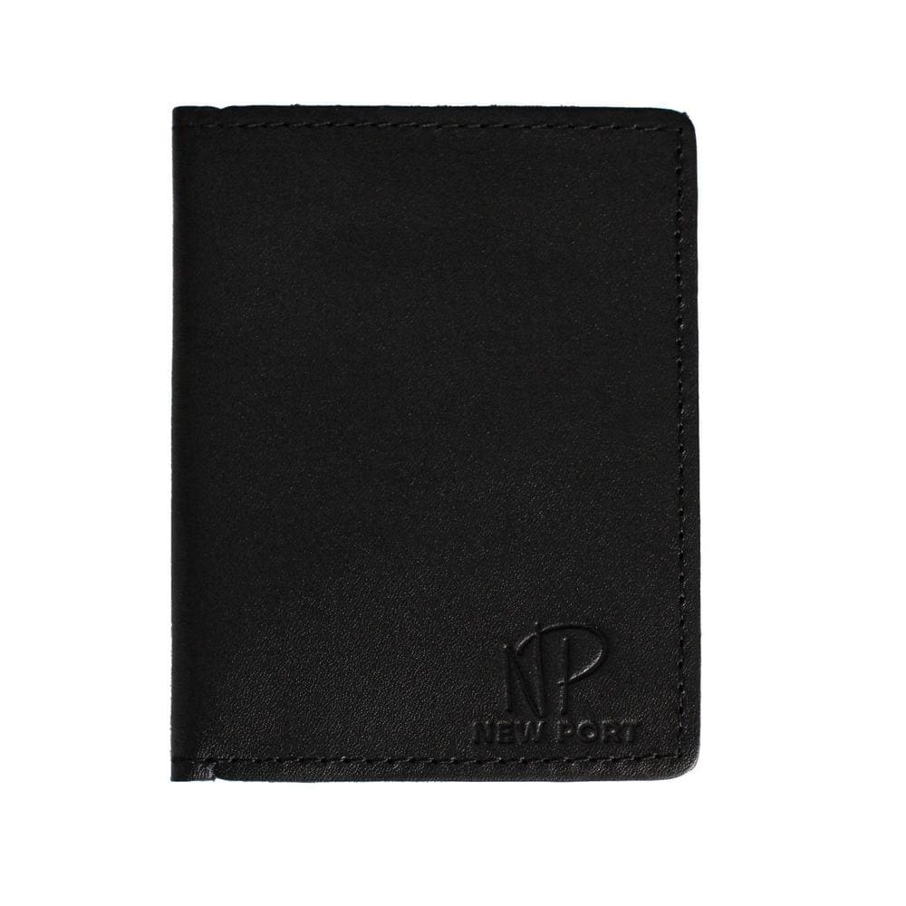 Carteira Masculina Couro Porta Cartão Slim Preta