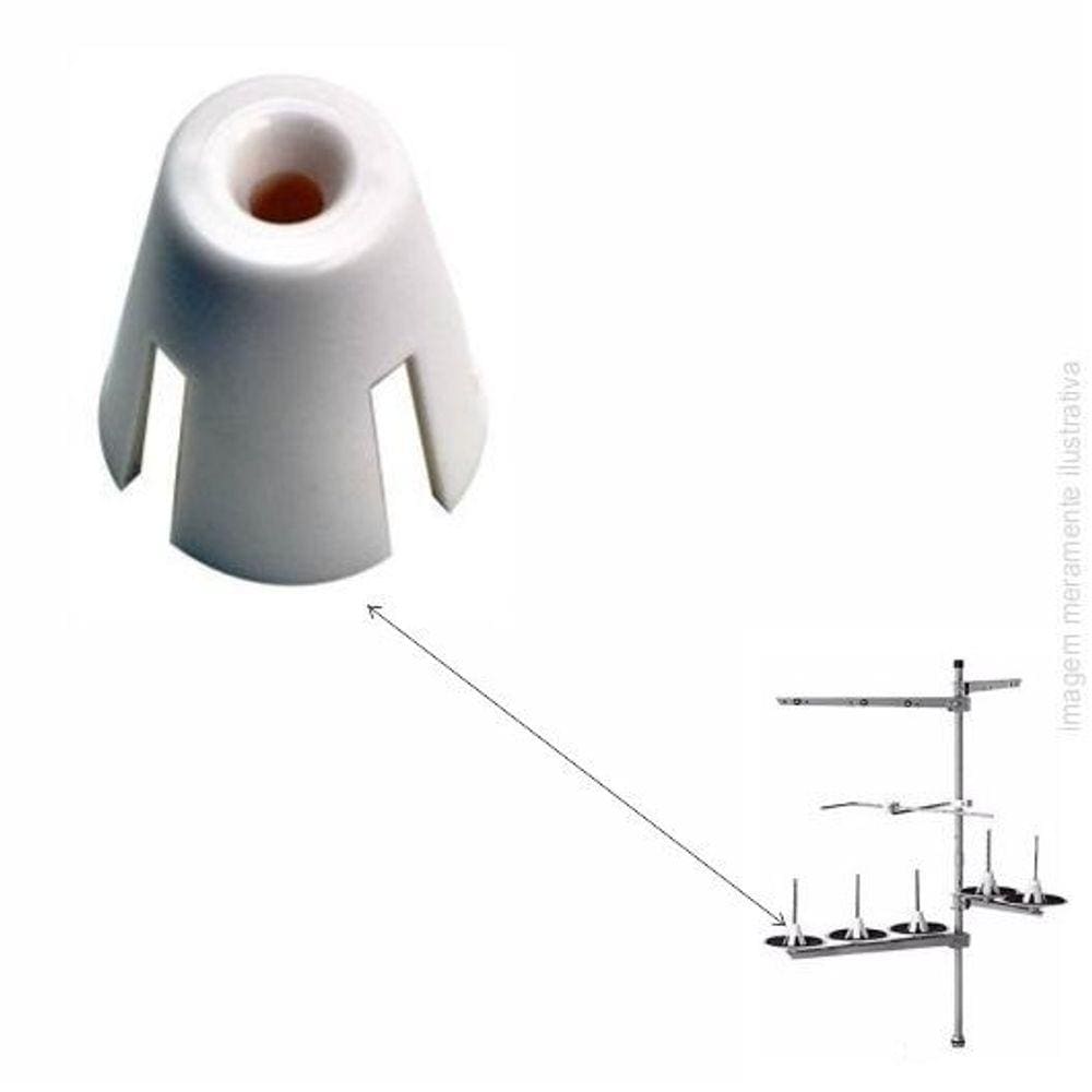 Suporte Do Cone De Linhado Porta Fio Para Máquina De Costura - Kw13e