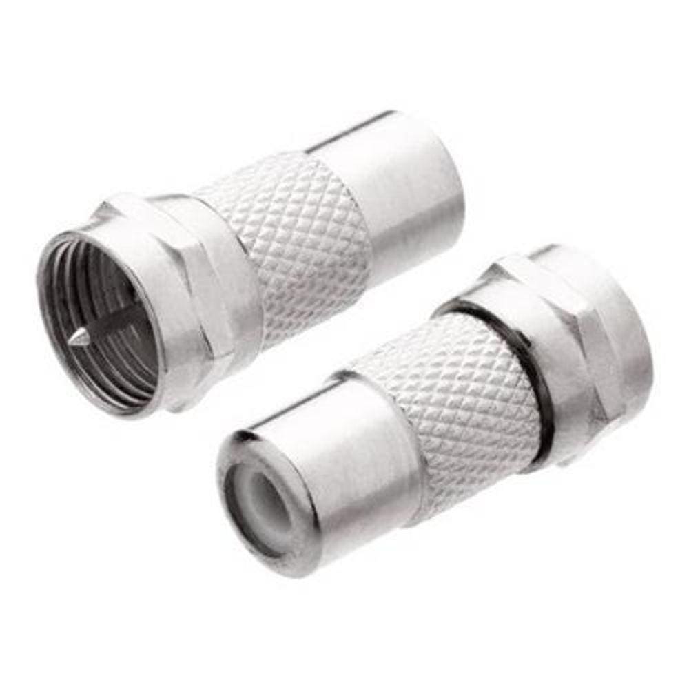 Adaptador Plug Femea Macho X Rca Femea Pct/10 Storm