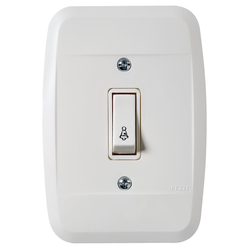 Interruptor Embutir Campainha 1 T Branca 41101 - Pezzi