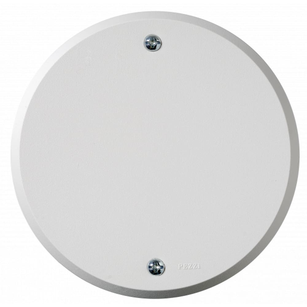 Placa Cega Redonda 4X4 Branca 40341 - Pezzi