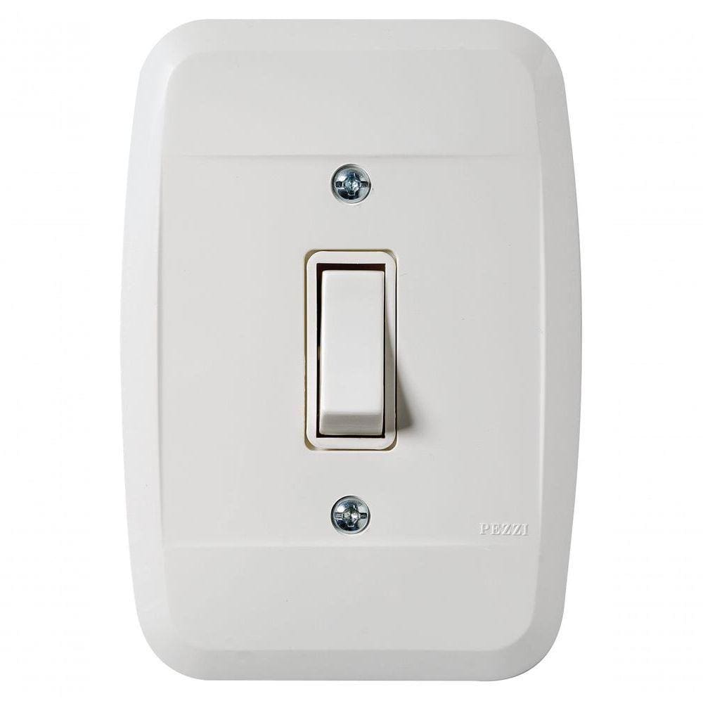 Interruptor Embutir Simples 1 T.s Branca 41100 - Pezzi