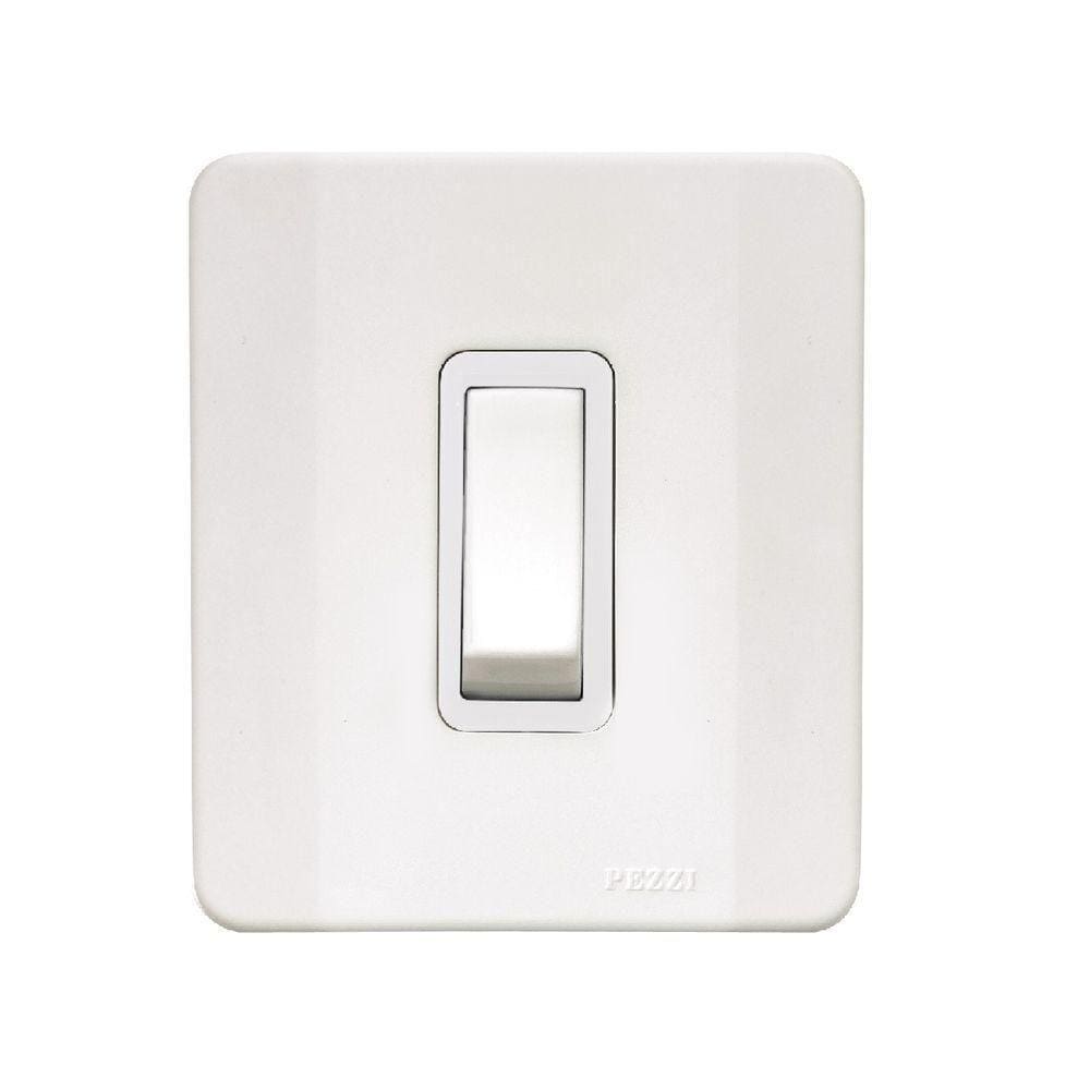 Interruptor Simples C/caixa Sobrepor Branca 61500 - Pezzi