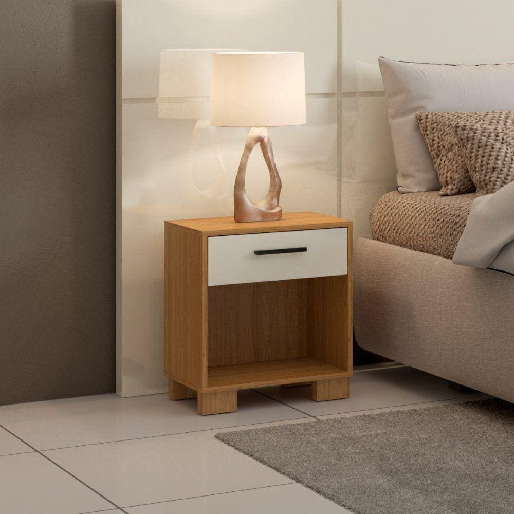 Mesa de Cabeceira 1 Gaveta MDF W343 Dalla Costa