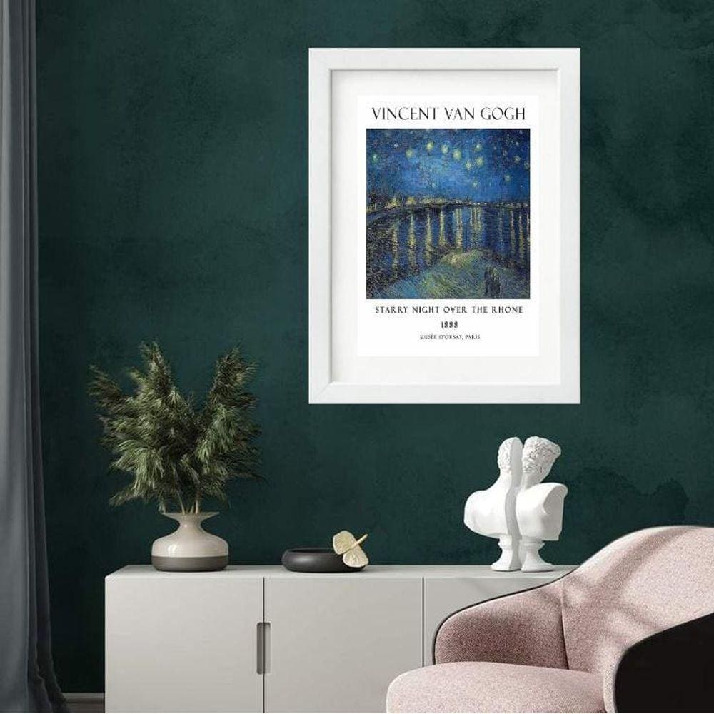 Quadro Van Gogh Starry Night - 60X48Cm