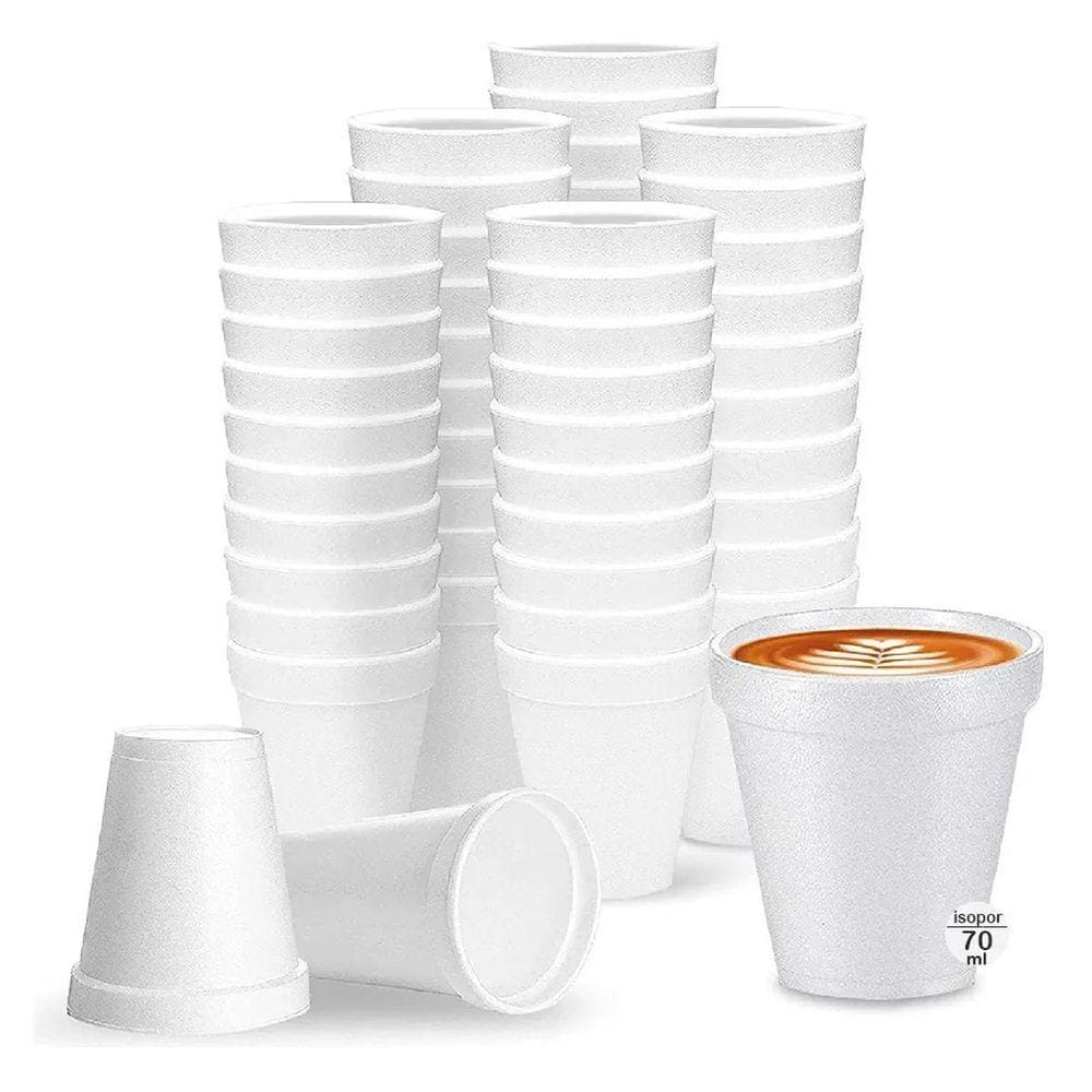 Copo Termico De Isopor 70Ml C/500 Descartável Café Expresso
