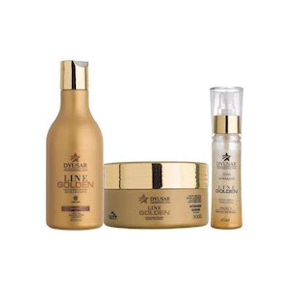 Hidratação Capilar Ouro 300 Ml Com Óleo Reparador De Pontas