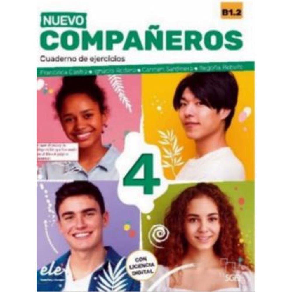 Nuevo Compañeros 4 - Cuaderno De Ejercícios + Licencia Digital