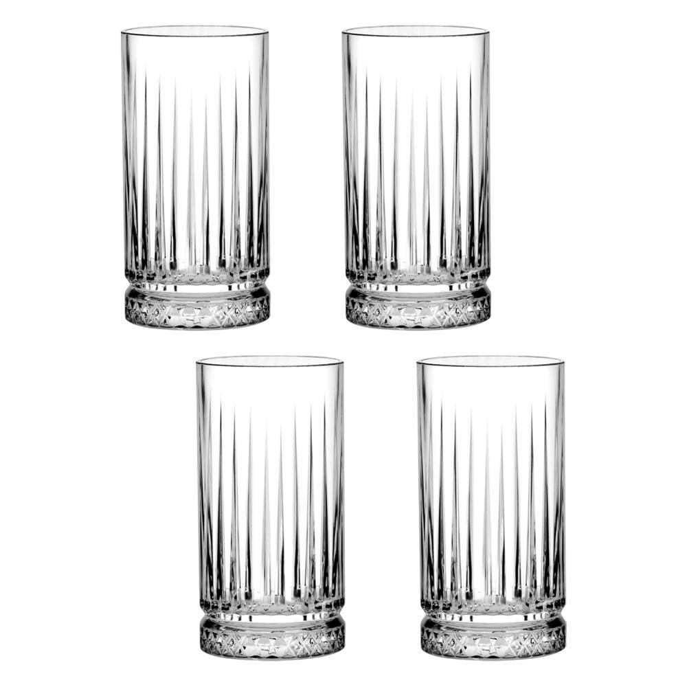 Copo De Vidro Pasabahçe 435 ml Elysia 4 Peças