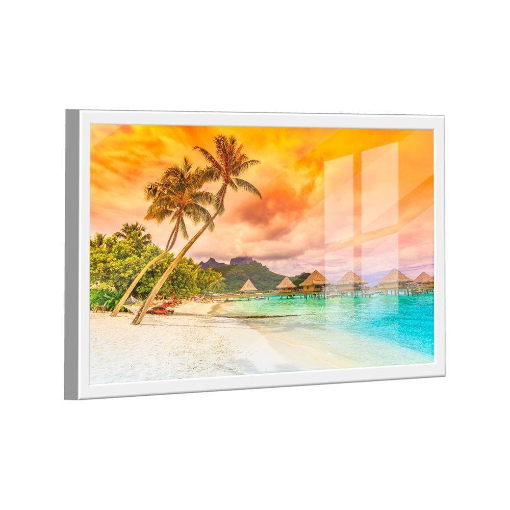 Quadro Maldivas Clima Tropical Br Artes