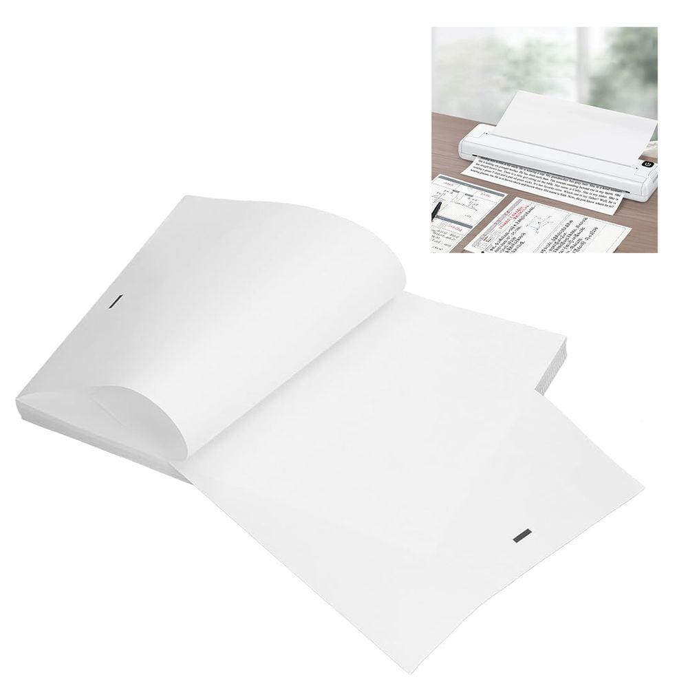 Papel Termico A4 100 Folhas Impressora Termica Bluetooth Trabalho Advogado Processo Lista Arquivo