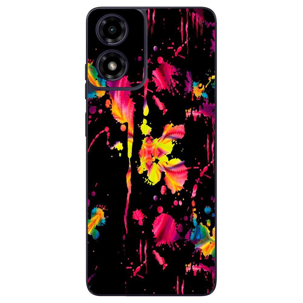 Capa Adesivo Skin206 Verso Para Motorola Moto G04
