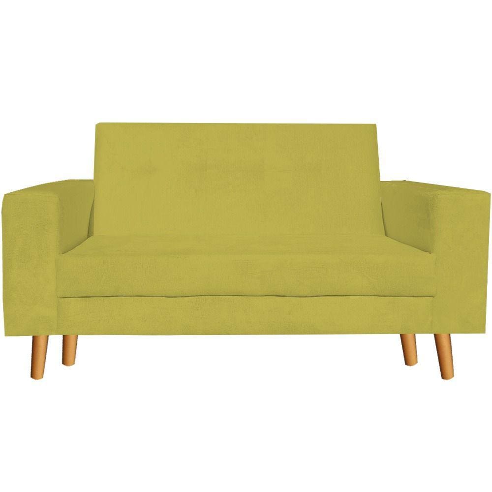 Namoradeira Decorativa Turquia Suede Amarelo