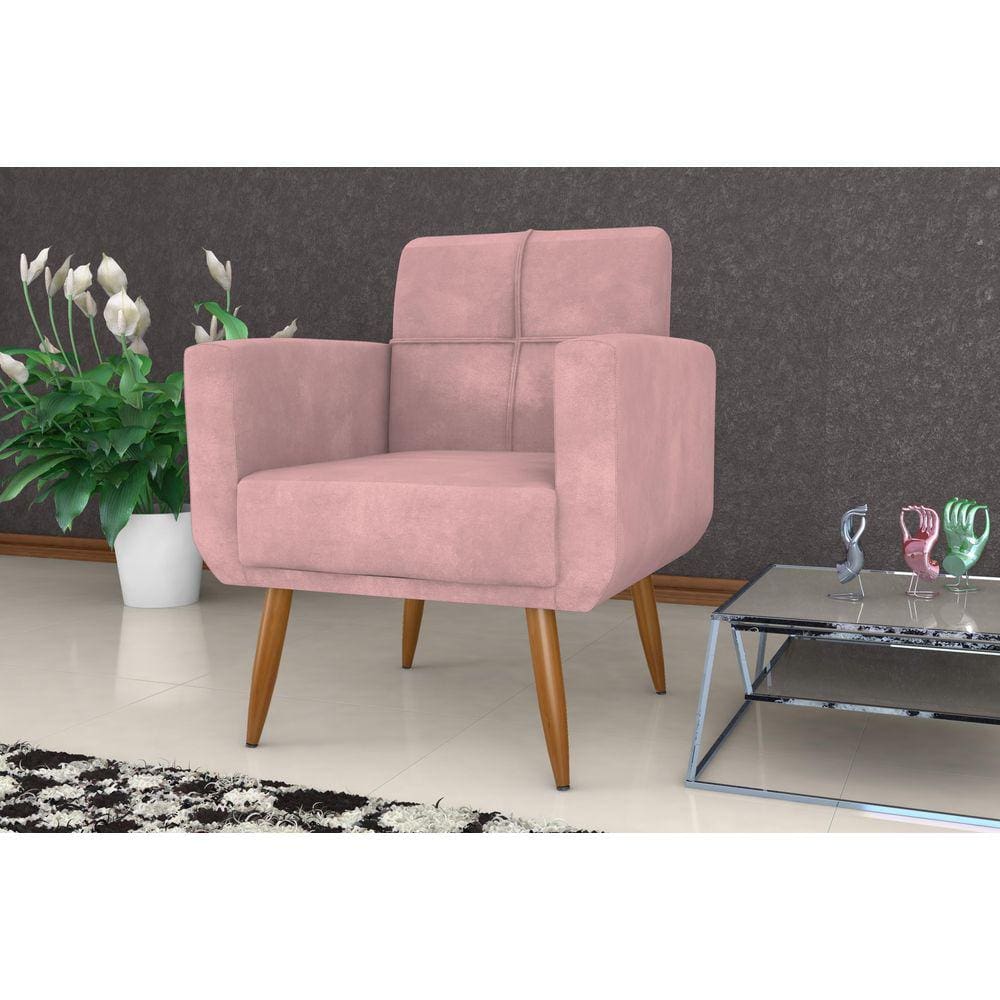 Poltrona Decorativa Havana Turkey Rosa F447 - Matrix