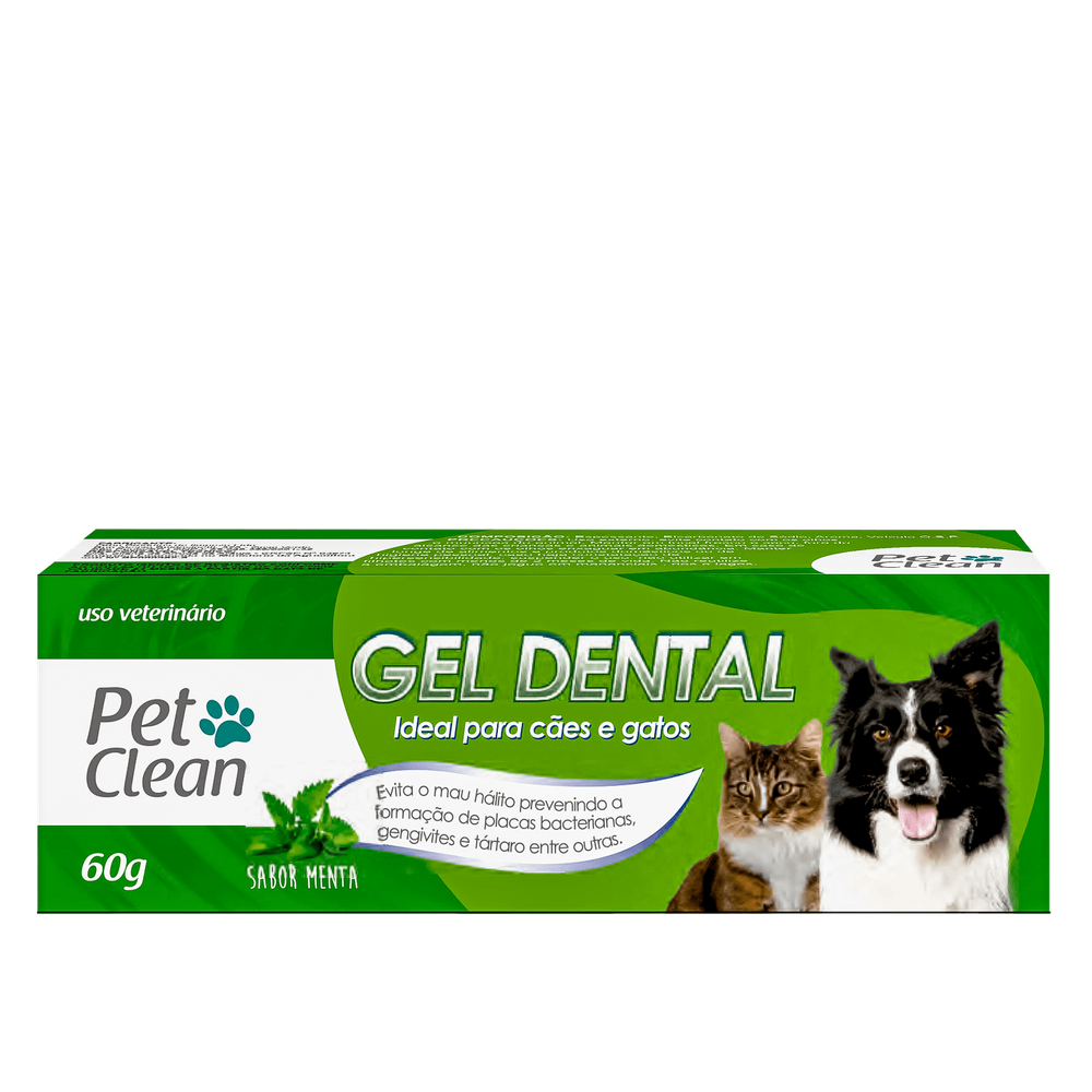 Pet Clean Menta - Gel Dental para Cães 60g