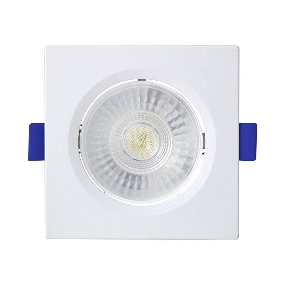 Spot De Led Embutir Slim Mr16 Quadrado 6w Bivolt Blumenau 6500k Luz Fria