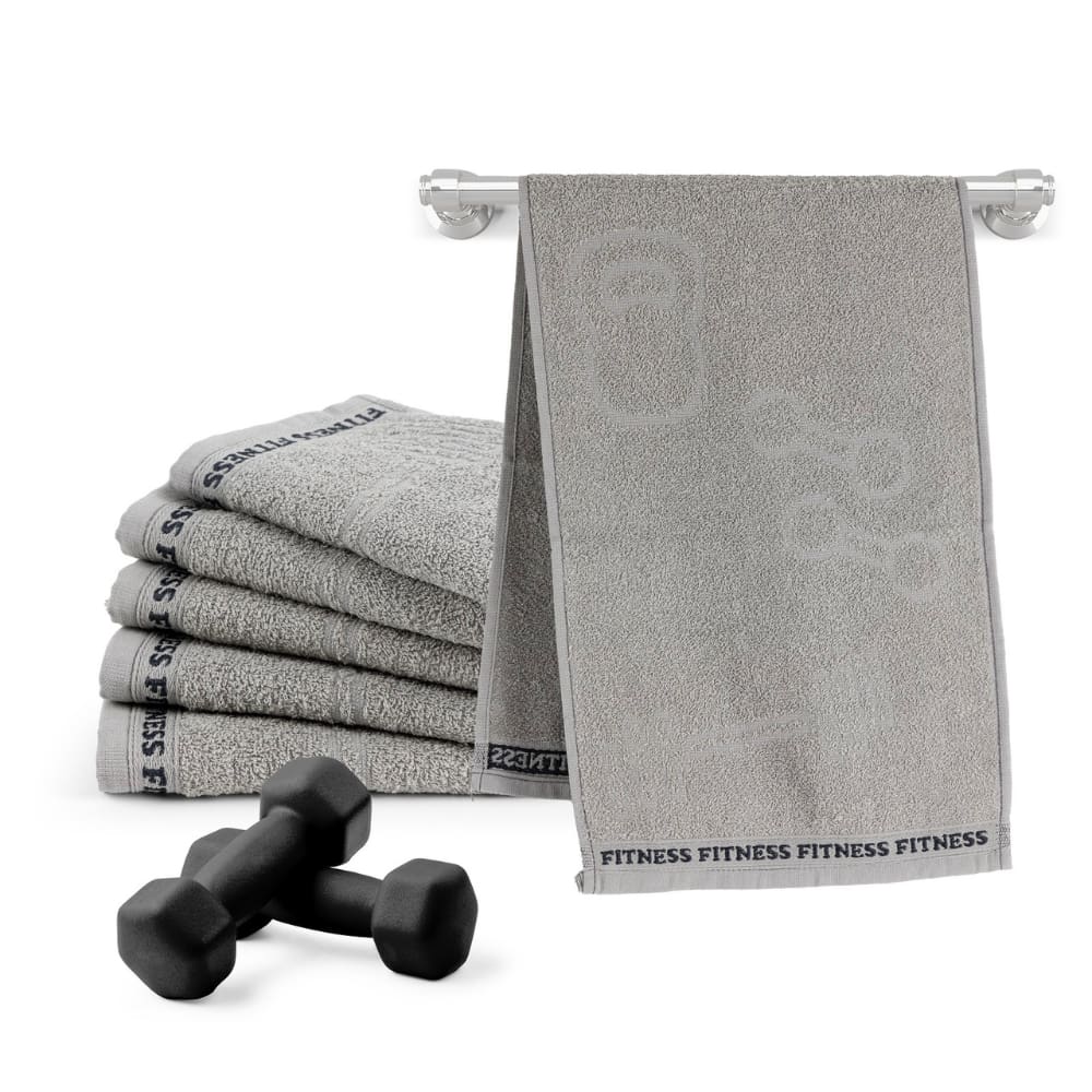 Kit Toalha Academia Fitness New 100% Algodão 6 unidades