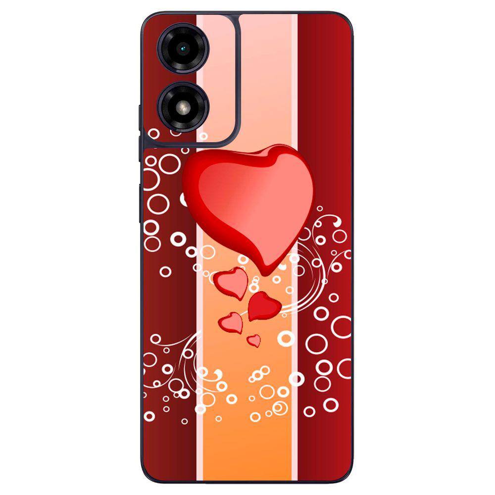 Capa Adesivo Skin372 Verso Para Motorola Moto G24