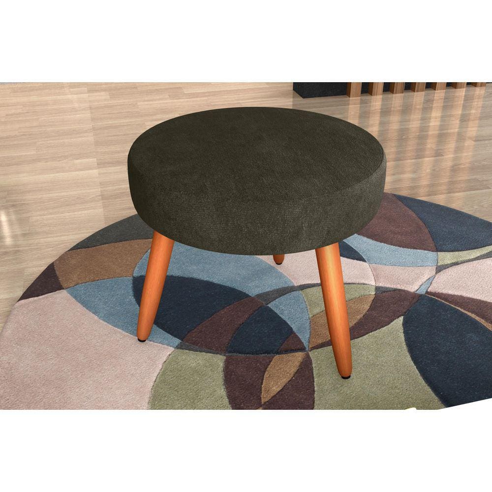 Puff Decorativo Dallas Turkey Marrom F444 - Matrix