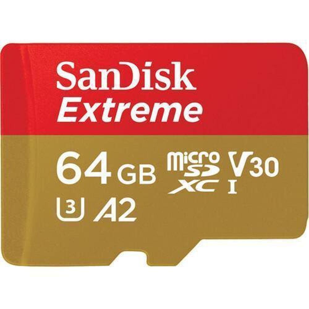 Cartão De Memória 64Gb Micro Sd Extreme 170Mb/S V30 Sandisk
