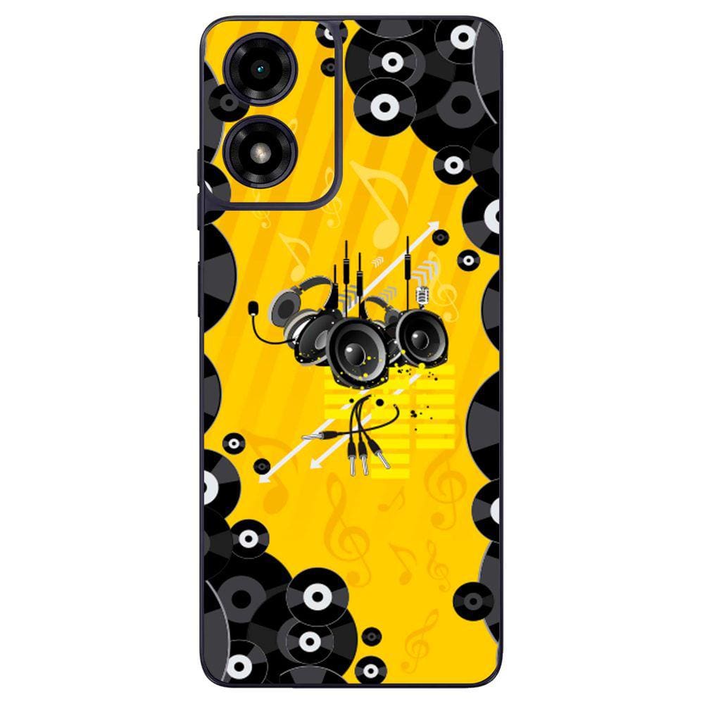 Capa Adesivo Skin354 Verso Para Motorola Moto G24