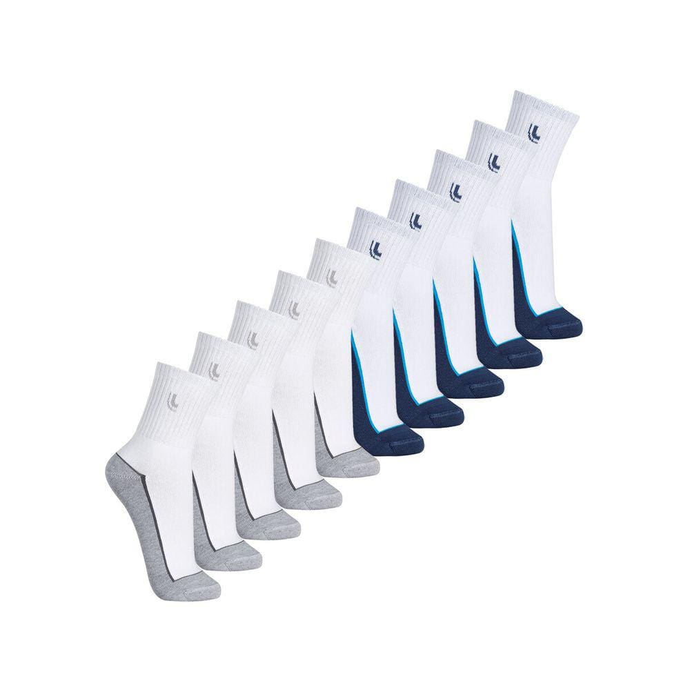 Kit com 10 Meias Esportiva Cano Médio Lupo 3290-114 Colorido