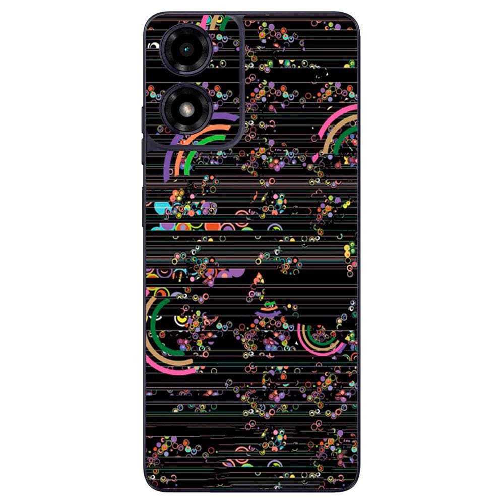 Capa Adesivo Skin006 Verso Para Motorola Moto G04